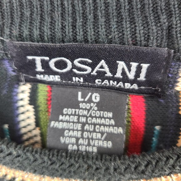 Tosani Multicolor Striped Men's Sweater - Picture 3 of 8